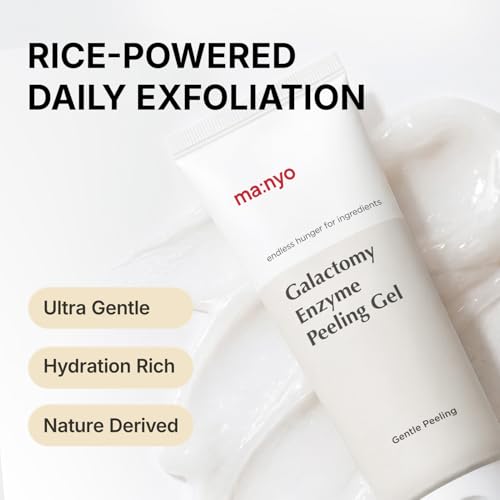 MANYO Galactomy Enzyme Peeling Gel, Gentle Face Exfoliator, 2.5 fl oz