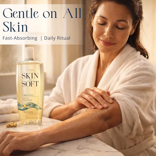 Avon Skin So Soft Original Bath Oil - 16.9 oz - Moisturizing Body Oil