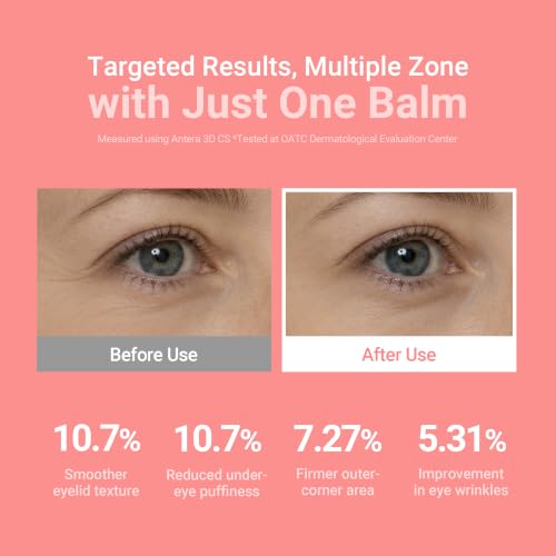 KAHI Wrinkle Bounce Multi Balm - DUO EDITION | All-in-One Hydrating Balm Eye Cream Make Up Base & Moisture Stick | Daily Moisturizer Stick with Salmon-derived sodium DNA (0.32 oz - Pack of 2)
