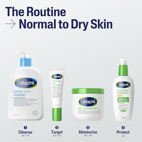 Cetaphil Gentle Skin Cleanser, Hydrating Face Wash, Sensitive Skin, 20 oz
