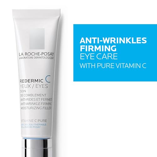 La Roche-Posay Redermic C Vitamin C Eye Cream with Hyaluronic Acid, 0.5oz