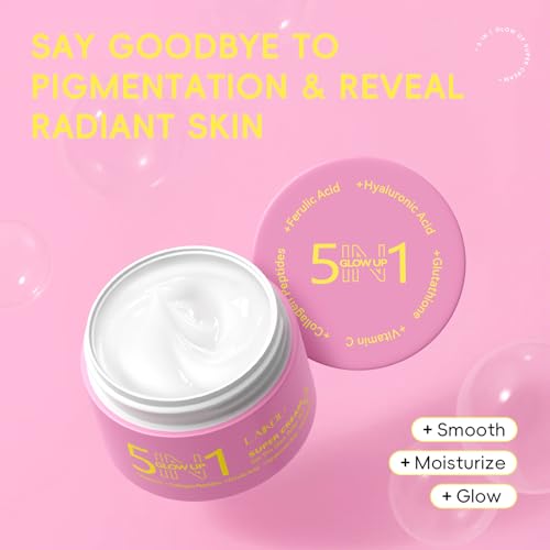 LAIKOU 5 in 1 Skin Care Set, Glow up Gift Set for Women, Skincare Gift Set