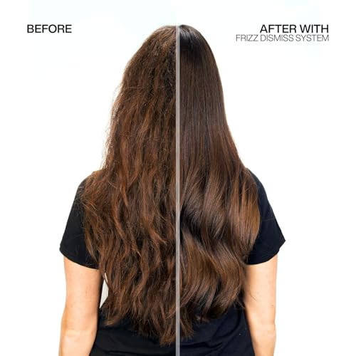 Redken Frizz Dismiss Instant Deflate Oil Serum – For Frizzy Hair, 4.2 Fl Oz