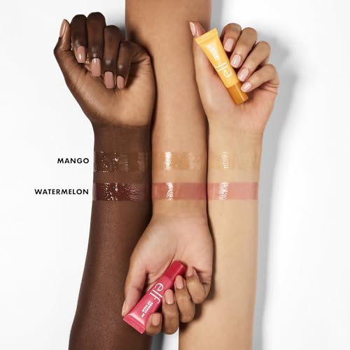e.l.f. Squeeze Me More Lip Balm Duo, Mango, Watermelon