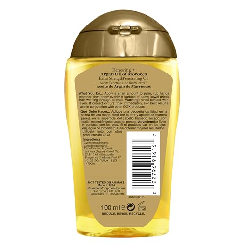 OGX Renewing + Argan Oil of Morocco Extra Penetrating Oil, 3.3 fl. oz