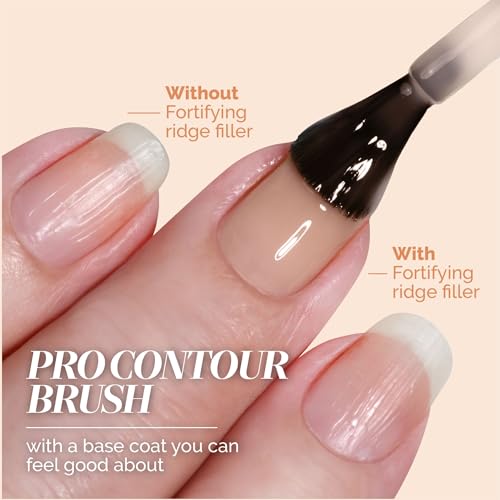 LONDONTOWN kur Nail Ridge Filler, Apricot-Beige, 0.4 fl oz