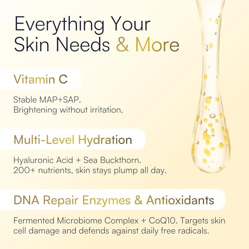 Glass Skin Vitamin C Toner Essence | DNA Repair Enzymes & Hyaluronic Acid