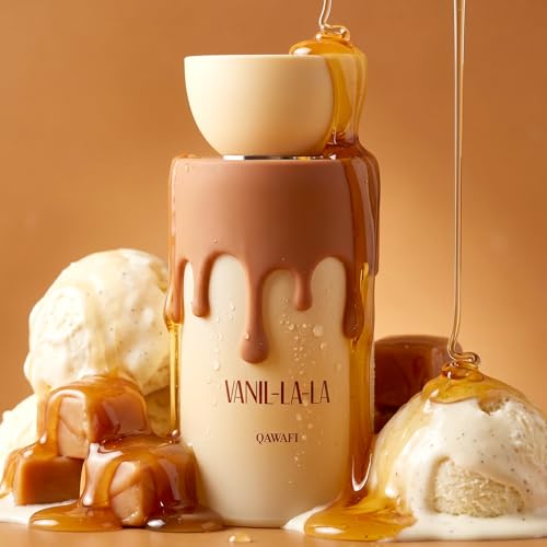 QAWAFI Voyage Vanille Eau de Parfum 1.7oz / 50ml Sweet Vanilla Gourmand Perfume for Women, Creamy Caramel & Milk Scent, Long Lasting Warm Cozy Fragrance, Vegan & Cruelty-Free