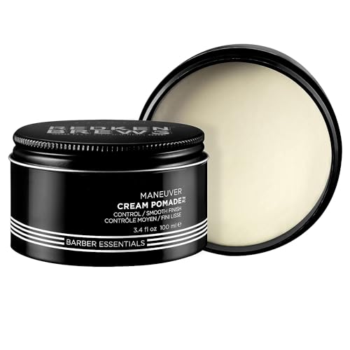 Redken Brews Cream Pomade For Men – Medium Hold, 3.4 oz