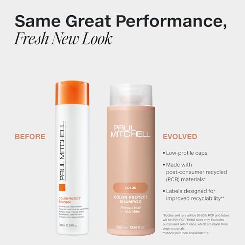 Paul Mitchell Color Protect Shampoo, Prevents Fade + Adds Shine, For Color-Treated Hair, 16.9 fl oz