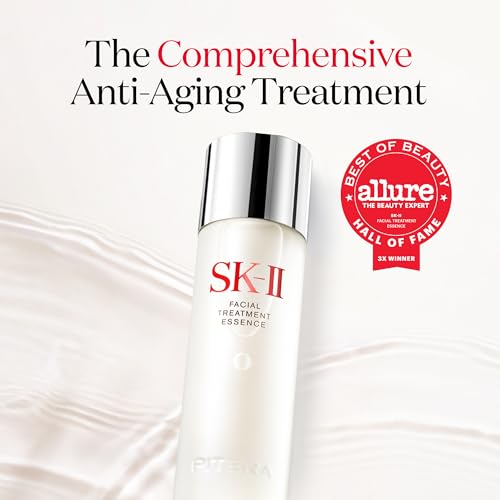 SK-II Facial Treatment Essence - Anti-Aging Essence Skincare to Help Reduce the Appearance of Fine Lines & Wrinkles - Visibly Refines Texture & Improves Firmness & Dark Spots (7.7 oz)
