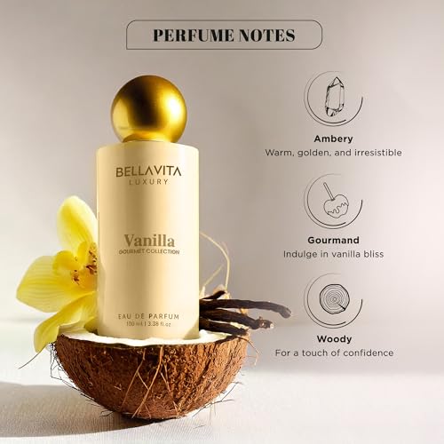 Bellavita Luxury Vanilla Eau de Parfum | 100 ml | Unisex perfume