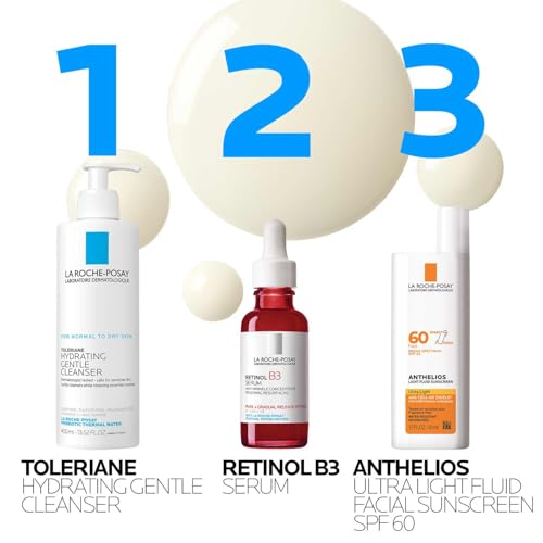 La Roche-Posay Retinol Face Serum with Niacinamide & Hyaluronic Acid, 1oz