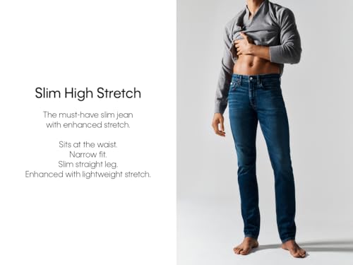 Calvin Klein Men's Slim High Stretch Jeans