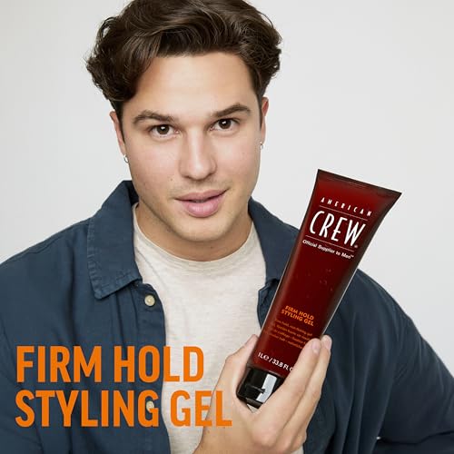 American Crew Men's Styling Gel, Firm Hold & High Shine, 13.1 fl oz
