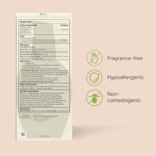 Aveeno Positively Radiant Daily Face Moisturizer with SPF 15 Sunscreen, Hydrating Face Lotion with Soy Extract to Improve Skin Tone and Texture, Hypoallergenic Formula, Oil-Free, 4 Fl Oz