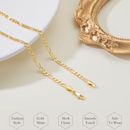 Luxcuty 14K Gold Chain for Women 14K Gold Necklaces for Women