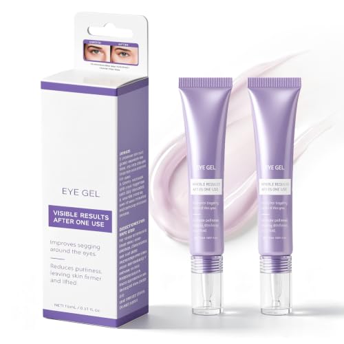 2Pcs Instant Lift Eye Gel, Under Eye Skin Care Gel for Puffiness, Wrinkles, Fine Lines, Daily Anti Aging Eye Skin Care Gel for Men & Women