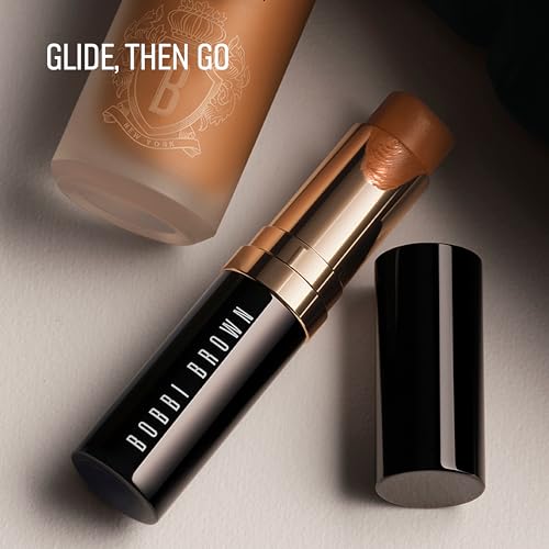 Bobbi Brown Skin Foundation Stick | Portable & Creamy with Medium-to-Full Coverage for Even-Toned Skin, 0.31 Ounce, Warm Ivory W-026