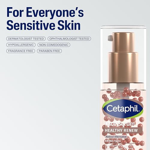 Cetaphil Healthy Renew Anti-Aging Face Serum, Peptides, Retinol-Free, 1oz