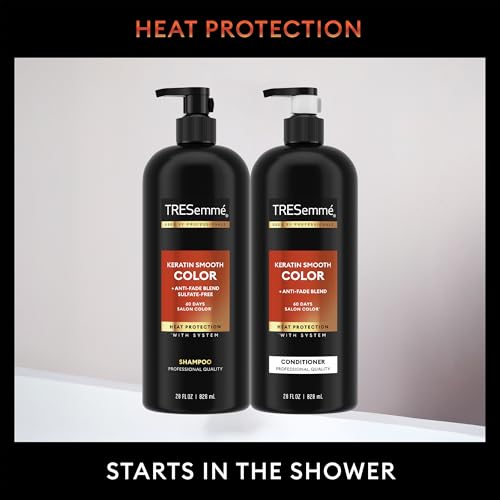 TRESemmé Shampoo and Conditioner Set, Keratin Smooth Color, 28 Oz Ea