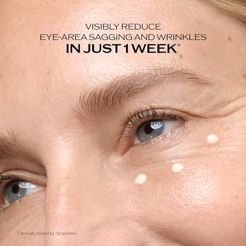Shiseido Vital Perfection Uplifting and Firming Advanced Eye Cream - 15 mL - Improve Under-Eye Bags, Wrinkles & Dark Circles - Includes Exclusive Massage Roller Tool