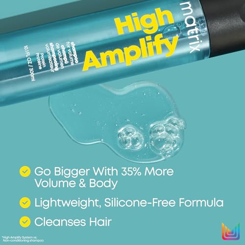 MATRIX High Amplify Shampoo – For Fine & Limp Hair, 10.1 Fl Oz