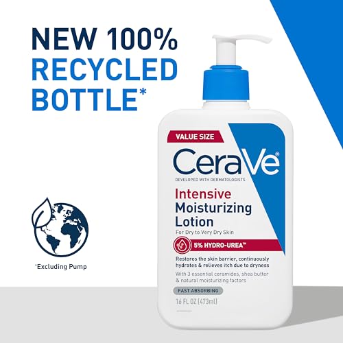 CeraVe Intensive Moisturizing Lotion, Shea Butter Body Lotion, 16oz