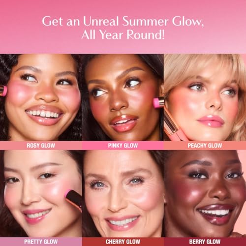 Charlotte Tilbury Unreal Healthy Glow Blush Stick - Buildable Cream Makeup
