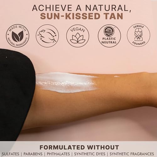 Self Tanner with Tanning Mitt - USA Made Sunless Self Tanning Lotion