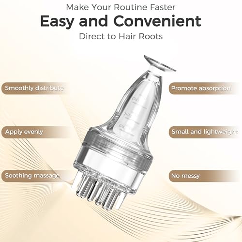 Minoxidil Applicator, Quick Efficient Apply No Messy Hair Serum Applicator