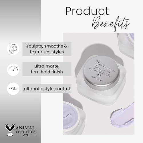 Kenra Professional Platinum Whipped Taffy 20 | Matte Defining Paste | Delivers An Ultra-Matte, Firm Hold Finish | Sculpts, Smooths & Texturizes Styles | All Hair Types | 2fl. Oz