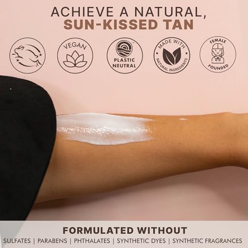 Tanning Lotion Self Tanner - USA Made with Natural and Organic Ingredients