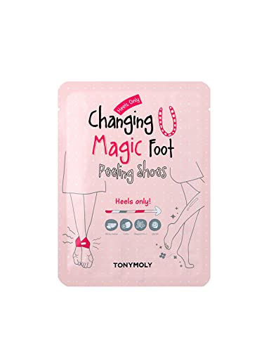 TONYMOLY Changing U Magic Foot Peel - Removes Calluses, Cracked Heels, 1pk