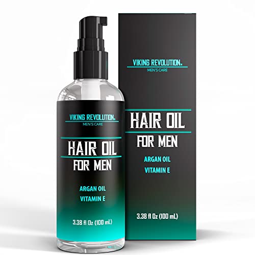 Viking Revolution Hydrating Hair Oil for Men - 3.38 fl oz