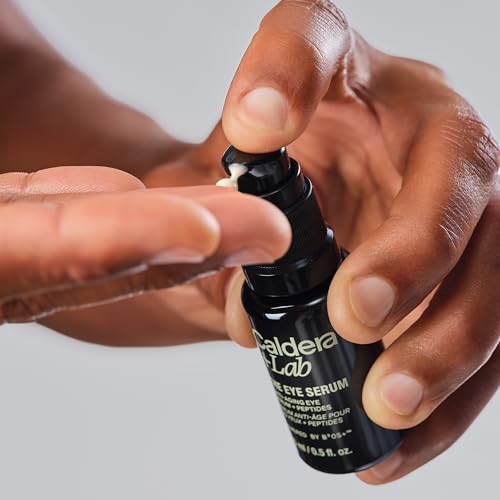 Caldera + Lab The Eye Serum | Men’s Anti-Aging Serum + Peptides, 0.5 Fl Oz