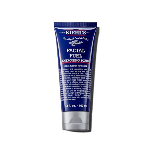 Kiehl's - Facial Fuel Face Men's Energizing Scrub, Exfoliates and Smooths Skin - 3.4 fl oz