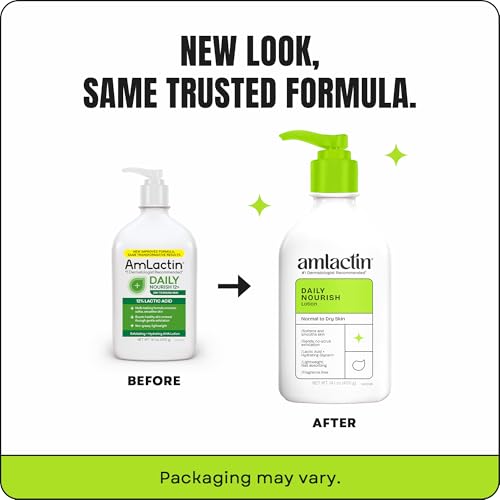 AmLactin Daily Nourish Body Lotion, 12% Lactic Acid, 14.1 oz