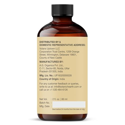 Botanic Hearth Castor Oil & Hair Treatment Oils 100% Pure & Natural - 2 Fl oz