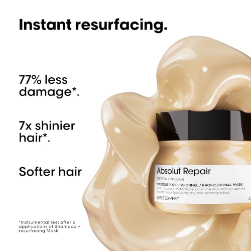 L'Oréal Professionnel Absolut Repair Mask – For Dry Hair, 8.5 Fl Oz
