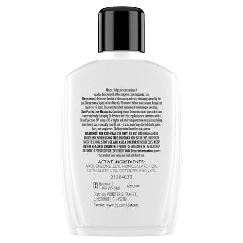 Olay Face Moisturizer, Complete with Sunscreen SPF 15, Daily Facial Lotion for Normal Skin, Lightweight Hydrating Broad Spectrum Sun Protection - Vitamin C, E, and Niacinamide - 6 Oz 2 Pack