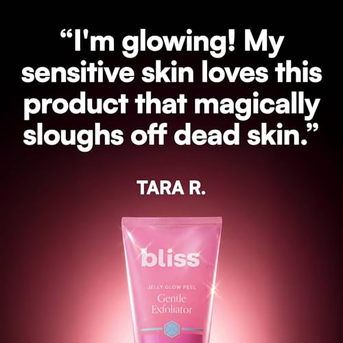 Bliss Jelly Glow Peel Enzyme Cleanser and Exfoliator - 4 Oz - Vegan Formula