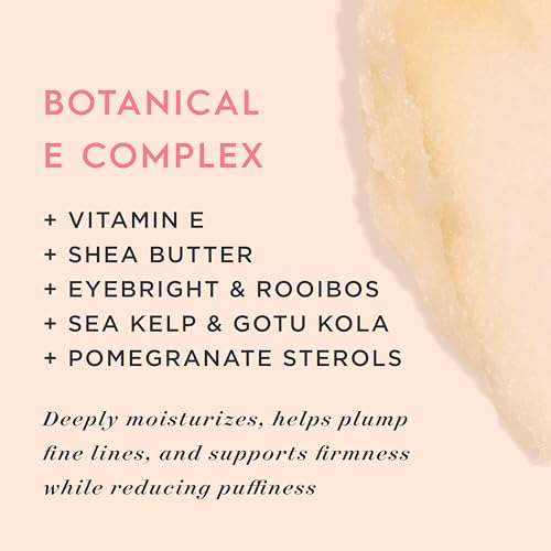 One Love Organics Botanical E Eye Balm – Overnight Eye Treatment for Fine Lines, Dry Skin & Puffiness, Certified Organic & Cruelty Free 0.5 oz