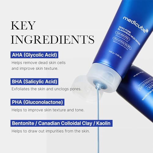 medicube Zero Pore Blackhead Mud Mask - Pore Cleansing & Gentle Exfoliating
