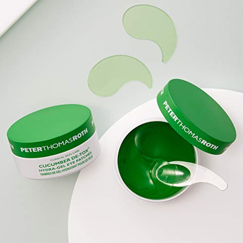 Peter Thomas Roth | Cucumber De-Tox® Hydra-Gel Eye Patches | Cucumber Extract Eye Mask Patches for Puffiness and Dark Circles