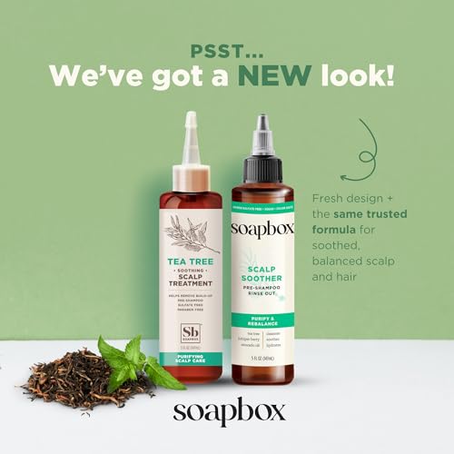 Soapbox Scalp Soother - Pre Shampoo Treatment for Itchy, Dry Scalp - 5 oz