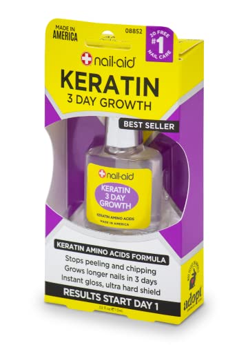 Nail-Aid Keratin 3 Day Growth Nail Strengthener