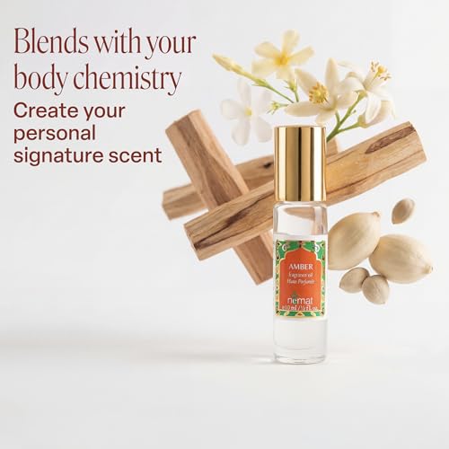 Nemat Amber Perfume Oil Roll-On for Women & Men, 10 ml