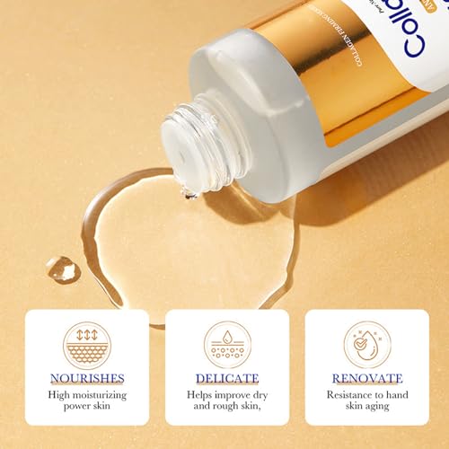 Collagen Skin Care Set, 6Pcs Face Care Sets for Older Women, Firming Skin, Shrink Pores, Smooth Wrinkles, Hydrating Skin Care Set Include Serum Face Cream Eye Cream Toner Cleanser Facial Mask1