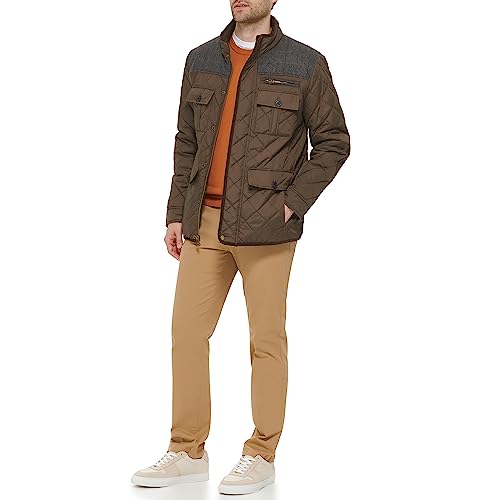 Cole Haan Men's Outerwear Jacket,Olive,XLARGE